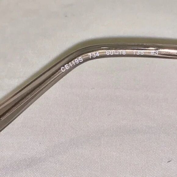 NWOT Chloé Carlina CE119S 734 Smoke Grey Lens Gold Frame Oversized Sunglasses - Picture 7 of 16